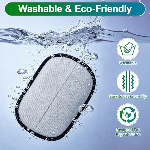 2 Pack Electrostatic Pet Hair Removal Glove for Dogs and Cats