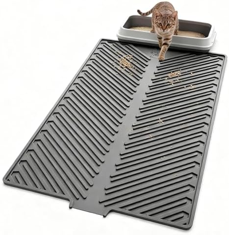 Cat Litter Box Mat Large Litter Trapping Mat for Cat