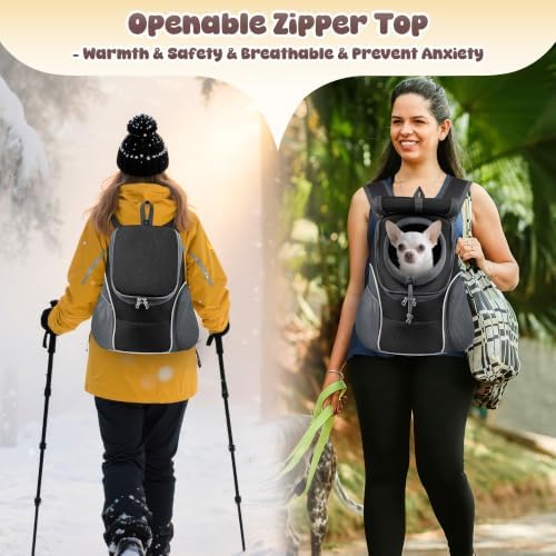 WOYYHO Pet Dog Carrier Backpack with Windows Ventilated Dog Backpack