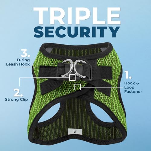 Voyager Step-in Air Dog Vest Harness - Lime Green 2-Tone, X-Large