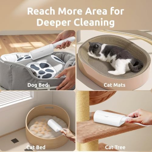 ACE2ACE Mini Pet Hair Remover for Clothes, Reusable Lint Roller for Clothes