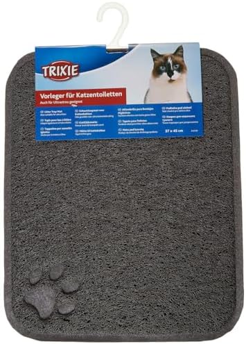 Trixie Cat Litter Tray Mat, 37 Ã— 45 cm, Anthracite