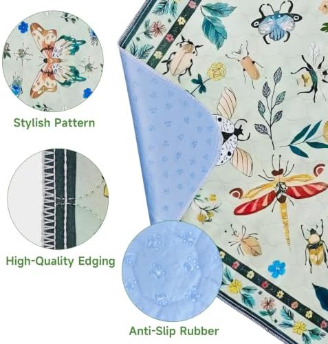 Washable Pee Pads for Dogs 2 Pack,Reusable Puppy Pads, 2026 Upgraded Puppy Pad 24"x36", Waterproof Puppy Pads, Super Absorbent Training Pads for Puppies (Green Medallion, 24"x36")