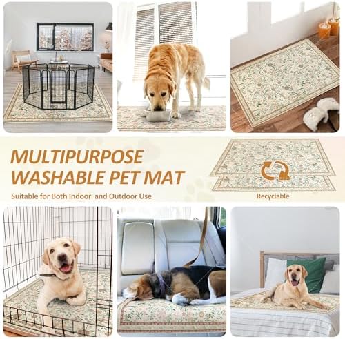 Washable Pee Pad for Dogs, 1 Pack Extra Large Puppy Pads, 72"x72"