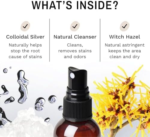 Eye Envy Beard Stain Remover Spray for Dogs/Cats. Natural, Safe. Remove Stains from Drooling, Saliva, Food, Runoff from Tearing. Removes Odors. Keeps Dog Beards Clean. 8oz