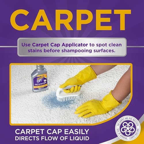 Urine Off Kitten & Cat Pet Stain Remover | Fresh Scent Carpet Cleaner | Bio Enzymatic Stain & Urine Odor Eliminator | Pet Safe Cleaner | 1 gal.