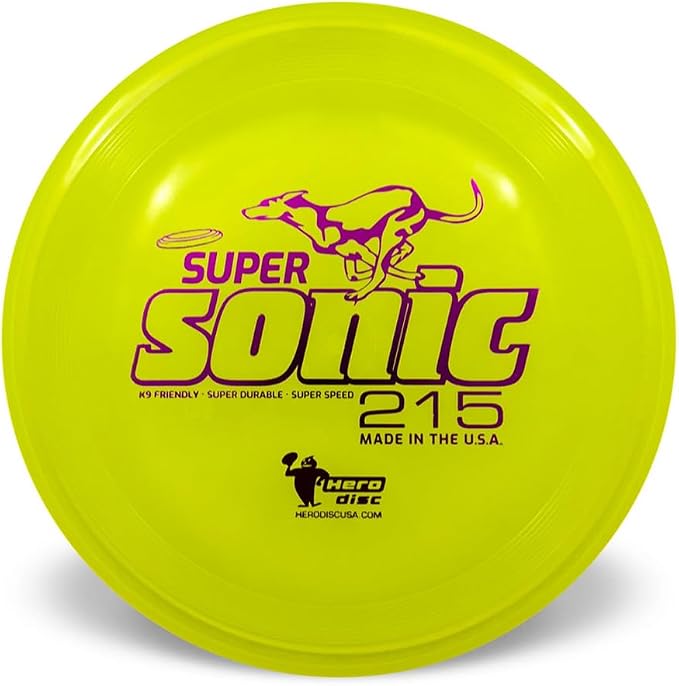 Hero Super Sonic 215 ~ K-9 Candy Material Dog Flying Disc