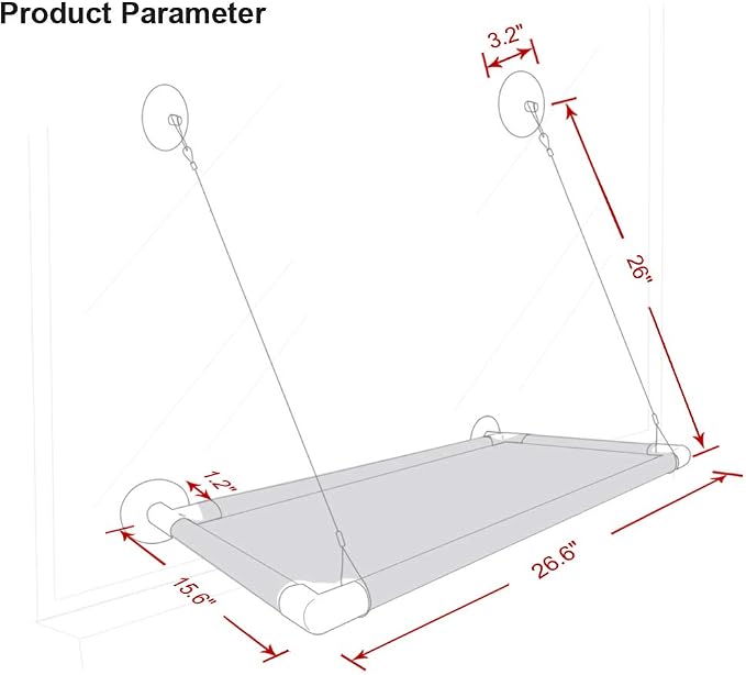 Cat Perch Cat Window Perch Window Cat Perch Hammock Cat Window Hammock Bed Cat Window Seat Kitty Window Sunny Seat Durable Big Pet Perch With Upgraded 4 Big Suction Cups Cat Bed Holds Up To 60lbs