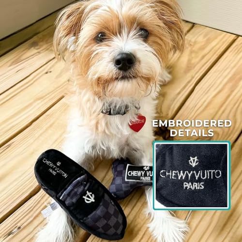 Haute Diggity Dog Chewy Vuiton Loafer Plush Dog Toy, Designer Parody Toy