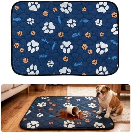 Washable Dog Pee Pads, Waterproof Training Mat,Medium