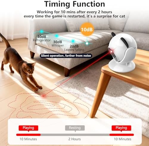 Saolife Laser Cat Toys for Indoor Cats, Interactive Cat Toy Automatic