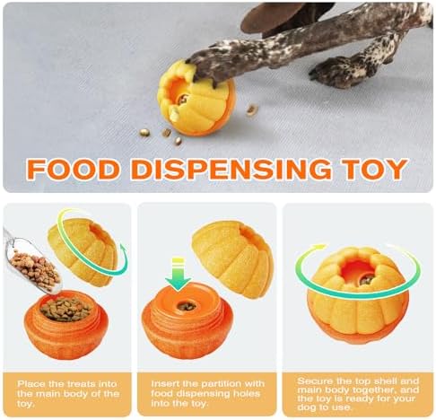 Frozen Treat Dog Toy Aggressive Chewer,Fillable Dog Enrichment Toys,Interactive Toys Long Lasting,Easy to Clean,Holds Kibble, Treats