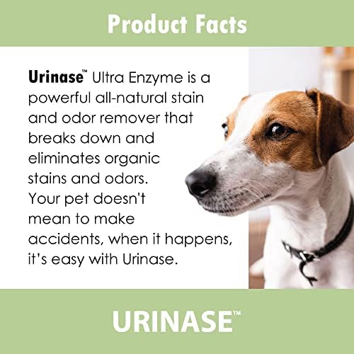 Ultra Enzyme Formula Stain & Odor Remover Spray, Carpets & Rugs, Hardwood, Furniture, Crates & Litter Boxed, Non-Toxic, Urine Destroyer, 22 oz