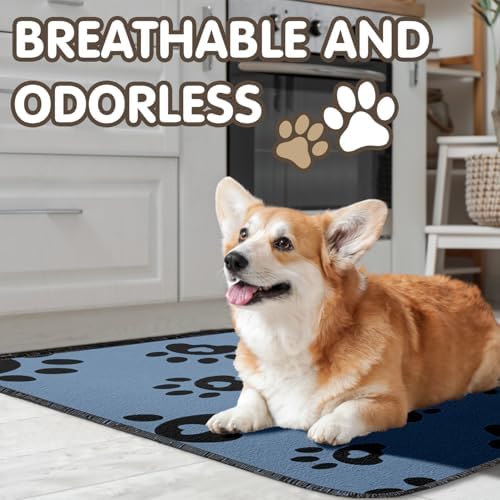 2PC Dog Pee Pads, Washable Absorbent Reusable Non-Slip Mat 35x24in