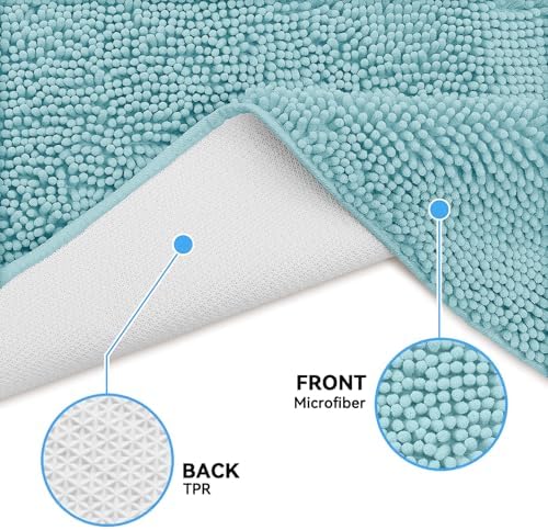 Bcoimo Super Absorbent Dog Door Mat, 30"*20" Anti Slip Mat for