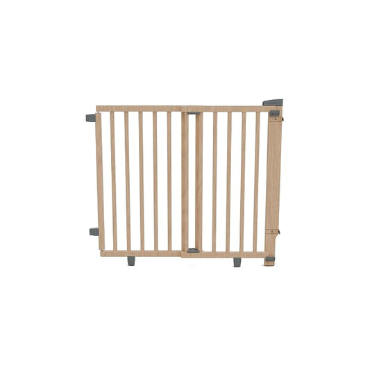 Baby Delight SizeWise™ Wood Hardware Mounted Safety Gate 36"-52" | Secure Wall-Mounted Design for Doorways & Hallways | Extra-Wide Walk-Through Opening | Easy Installation | PEFC Certified Beech Wood