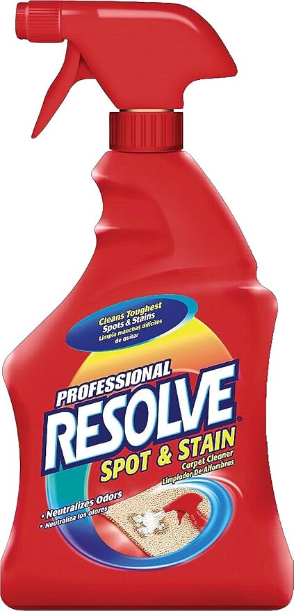 Resolve Professional Strength Spot and Stain Carpet Cleaner, Carpet Cleaner, Carpet Cleaner Solution, 32 Fl Oz