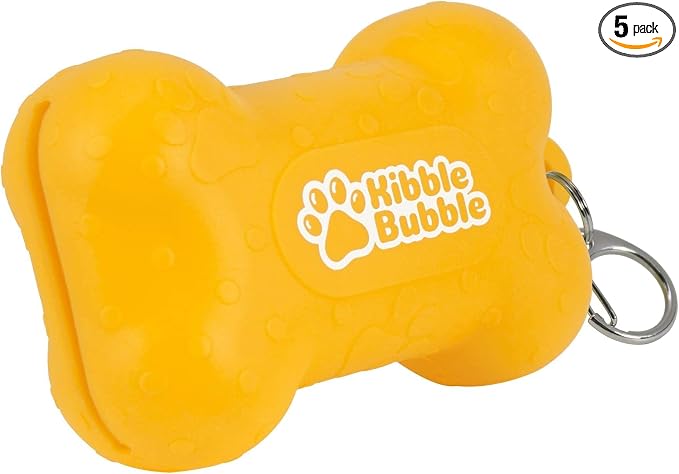 Dog Treat Pouch, Yellow Bone (30747-O) 4.3" x 2.6" (Pack of 5)