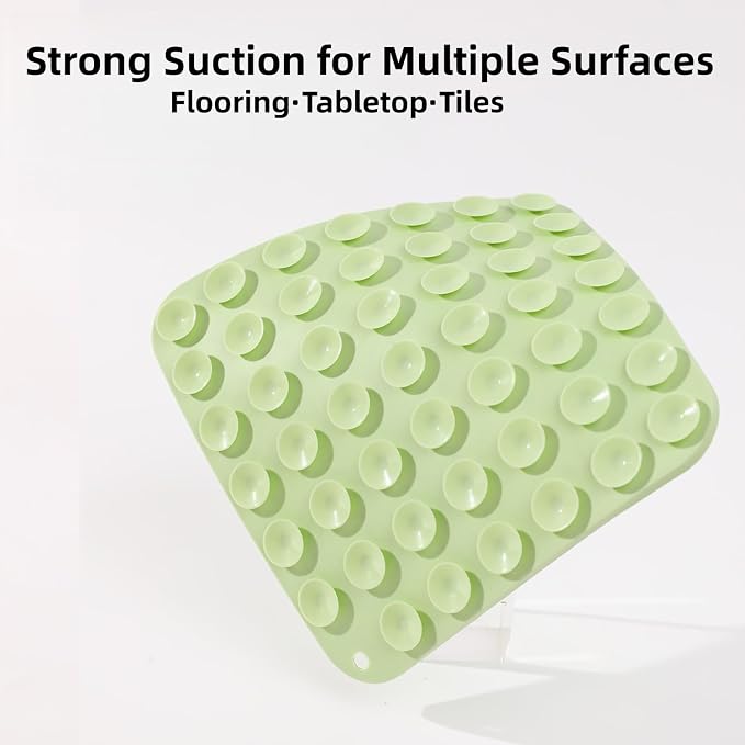 Dog Lick Mat with Suction Cups, 4-Texture Enrichment Slow Feeder for Dogs & Cats, Non-Slip Silicone Licking Pad for Anxiety Relief, Bathing & Training(Multicolor)