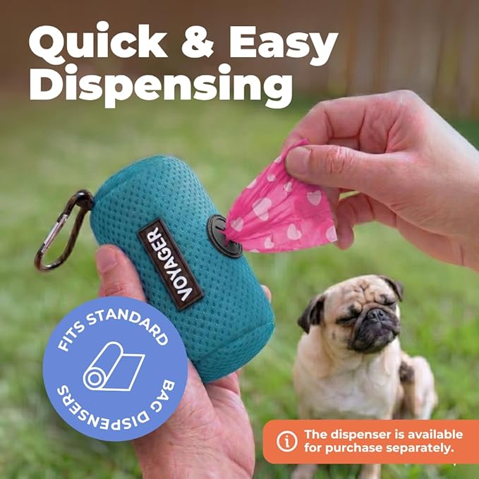 Best Pet Supplies Dog Poop Bags for Waste Refuse Cleanup, Doggy Roll Replacements for Outdoor Puppy Walking and Travel, Leak Proof and Tear Resistant, Thick Plastic - Assorted 2, 150 Bags