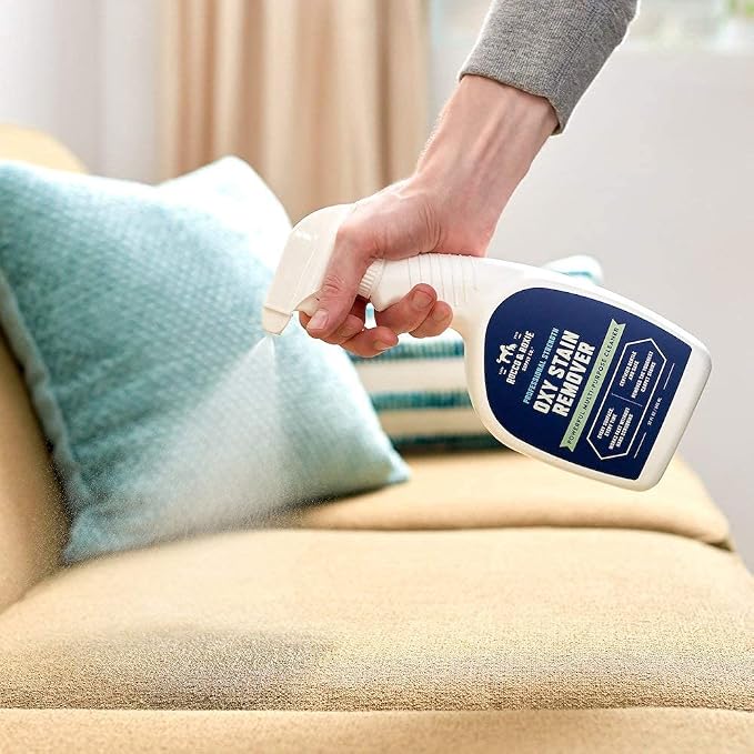 Rocco & Roxie Oxy Stain Remover, Oxygen-Powered Carpet Spray | Activated oxygen technology; CRI Certified Safe; multi-purpose for carpet, upholstery, laundry & mattresses; non-aerosol