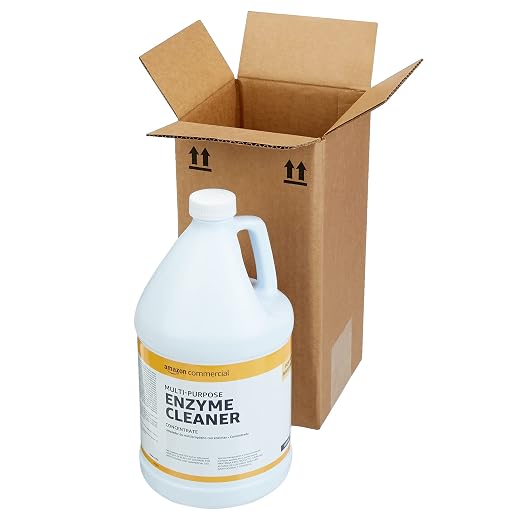 AmazonCommercial Multi-Purpose Enzyme Cleaner, Stain & Odor Remover, Pet Stain Remover, 1-Gallon, 1-Pack
