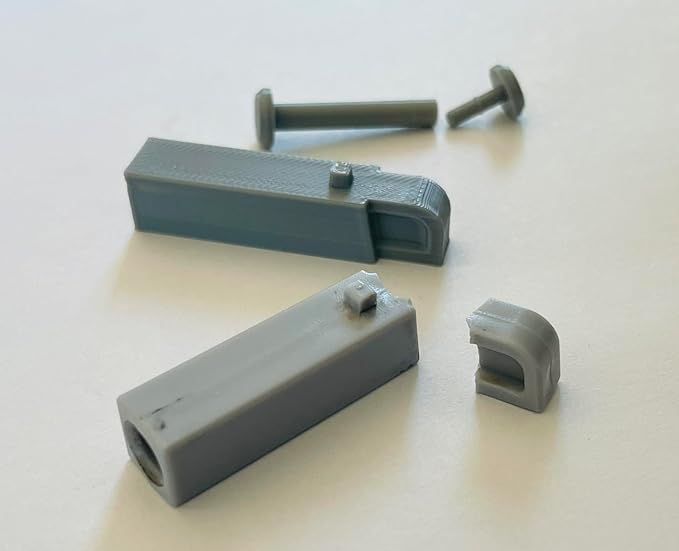 Generic Baby or Pet Gate Replacement Latch for Select Regalo, Carlson and Frisco Brands (Model E), Gray