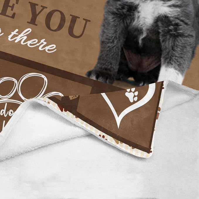 Artsadd Personalized Blanket with Picture in Memory of Dog Custom Photo Blanket Memorial Pet Loss Sympathy Gift