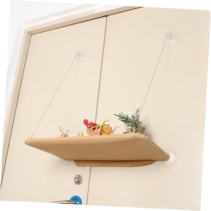 Toyvian 8Pcs Cat Window Perch Suction Cup Strong Crosshole Ring Design for Cats Transparent Window Mounts for Efficient Space Management Smooth Surfaces