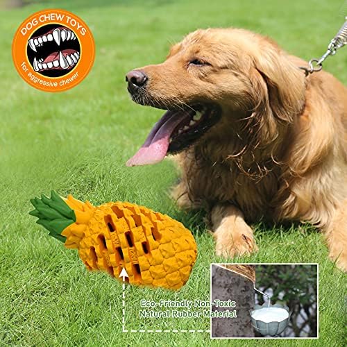 Indestructible Pineapple Dog Toy - Gaint Aggressive Chewers Training