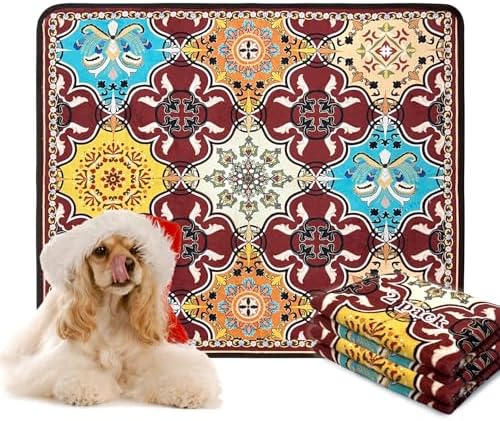Qeils Washable Pee Pads for Dogs, Reusable Puppy Pads 36"x 41" 2 Pack