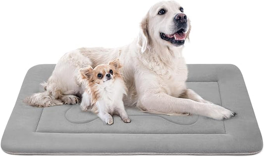 Extra Large Dog Bed Soft Dog Crate Pad Mat 48 in Non-Slip Bottom Washable Dog Sleeping Mattress Pet Beds Cat Beds Kennel Pads