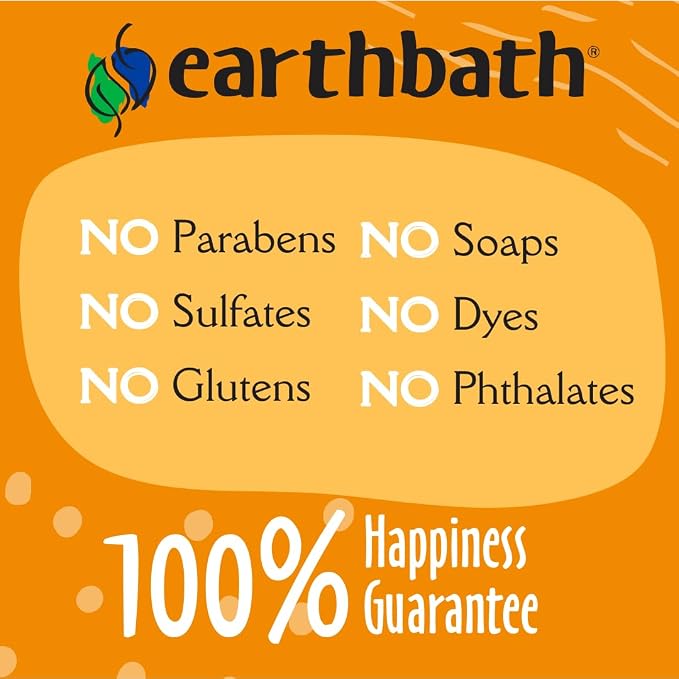 earthbath, Hypoallergenic Dog Shampoo - Fragrance Free Dog Shampoo for Allergies and Itching, Made in USA, Cruelty Free Dog Wash, Gentle Puppy Shampoo, Soothing Cat Shampoo - 128 Oz (1 Pack) | Fragrance Free Dog Shampoo for Allergies and Itching