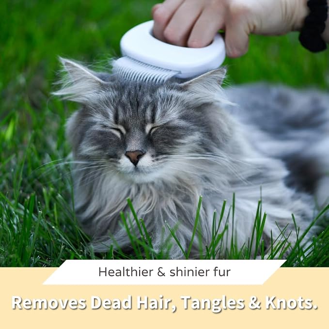 Leo's Paw The Original Pet Hair Removal Massaging Shell Comb | Soft Deshedding Brush Grooming and Shedding Matted Fur Remover Dematting tool for Long and Short Hair Cat Dog Puppy Bunny