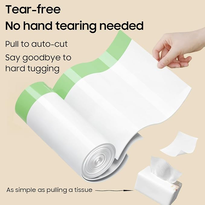 150 Tear-free Count Cat litter bags Liners Only Compatible with MW-SC01 MW-SC02 Meow Self-cleaning Cat Litter Box,Leak-proof 18" x 12.6"