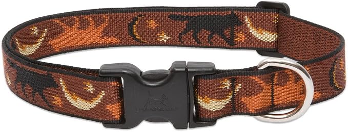 LupinePet Originals 1" Shadow Hunter 16-28" Adjustable Collar for Large Dogs