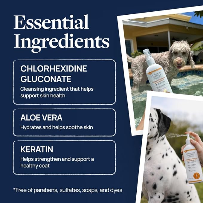 Veterinary Formula Clinical Care Antiseptic/Antifungal Spray, 8 oz, 2-Pack | Helps Soothe Red, Scaly & Greasy Skin, 2-Pack