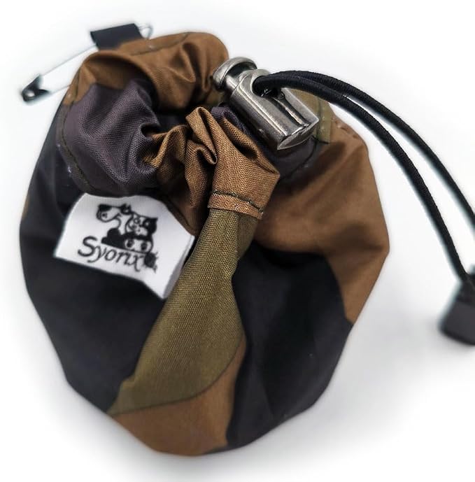 Small Dog Treat Pouch Puppy Training Bag with Carabiner Clip, Bait Bag