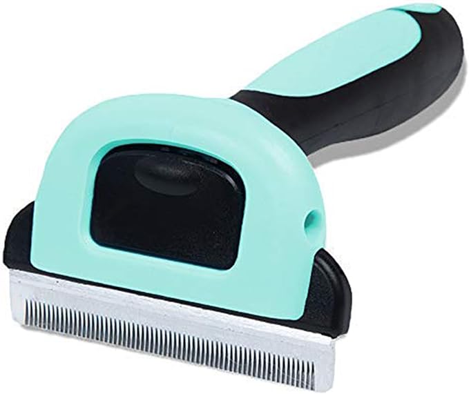 SunGrow Dog & Cat Deshedding Brush, Minimizes Shedding, Enhances Coat Health, Gentle on Skin, Suitable for Rabbits & Ferrets