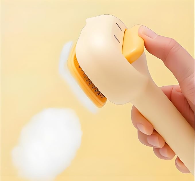 Self Cleaning Deshedding Cat Brush for Dogs 、Cats,2-in-1 Pet Grooming Shedding brush,cat comb can easily remove tangles and loose hair，Suitable for dogs, cats, and rabbits of all hair types