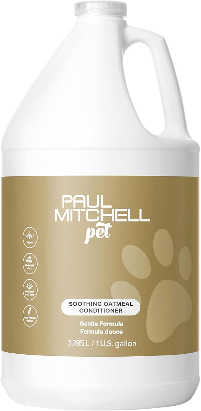 Paul Mitchell Pet Soothing Oatmeal Conditioner, Gentle Formula, Gallon