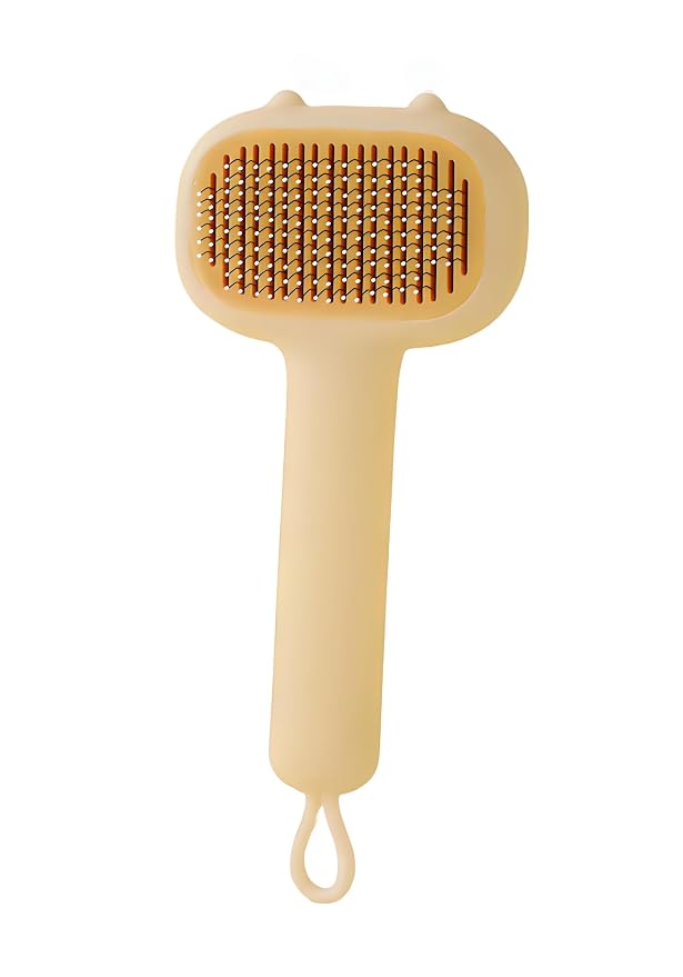 Self Cleaning Deshedding Cat Brush for Dogs 、Cats,2-in-1 Pet Grooming Shedding brush,cat comb can easily remove tangles and loose hair，Suitable for dogs, cats, and rabbits of all hair types