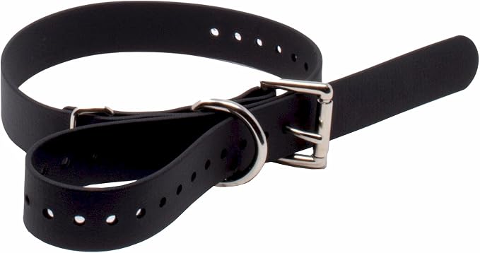 Educator 1-Inch Dog Training Collar Strap – ONLY Fits FE-580, ET-800 & UL-1200 Receivers – NOT Compatible with Mini Educator (ET-300/ET-400) – Durable Biothane Collar, Black
