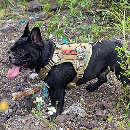 OneTigris Tactical Dog Harness with Handle No-Pull Adjustable for Small Dog