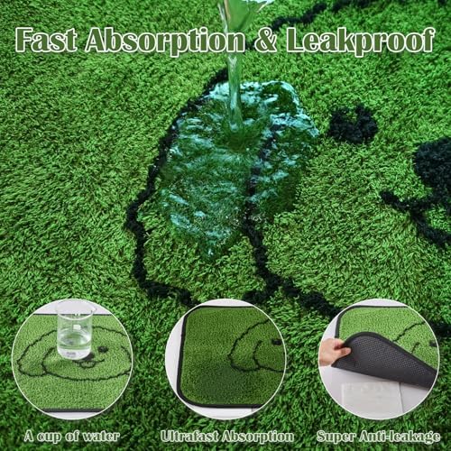 Qeils Reusable Puppy Pads , Washable Pee Pads for Dogs 36" x 41" 2 Pack