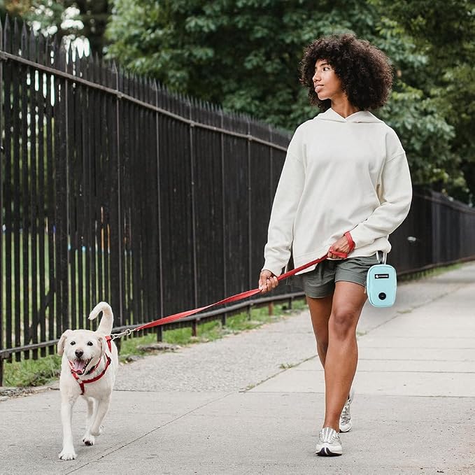 Dog Treat Pouch Dog Poop Bag Holder For Leashes, Pets Snack Container With Inner Mesh Bag, Puppy Supplies Perfect For Training And Walking - Hands Free Dog Waste Bag Dispenser -Dog Travel Accessories