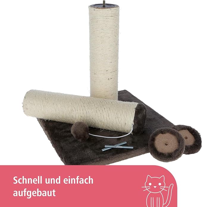 Kerbl Cat Opal Maxi Scratching Post, 39 x 39 x 78 cm