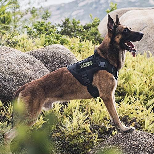 OneTigris Tactical Dog Harness - Fire Watcher Comfortable Patrol Vest