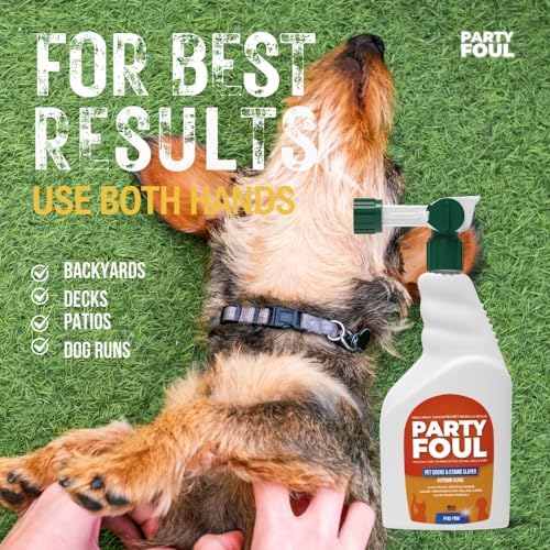 Pet Odor Eliminator for Strong Odor, Plant and Citrus Based Stain and Odor Eliminator for Home, 32 oz, Eliminates Tough Odors and Stains for Cages, Runs, Indoor Outdoor Floors & More
