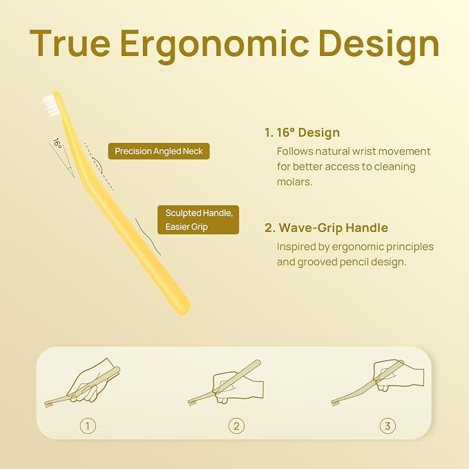 HICC PET Toothbrush for Cats & Small Dogs,Ergonomic Pet Toothbrush for Easy Teeth Cleaning,Gentle on Gums, Cat & Dog Oral Care – Toothpaste Not Included